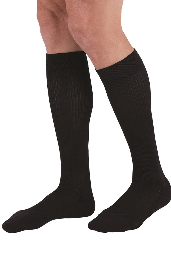 black duomed relax compression socks