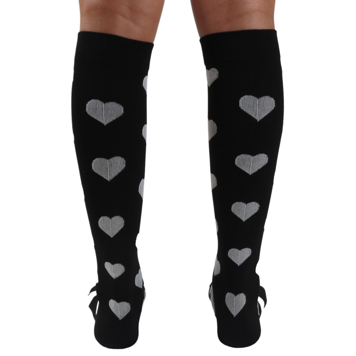 Sweetheart knee-high graduated compression socks (Medium 15-20 mmHg)