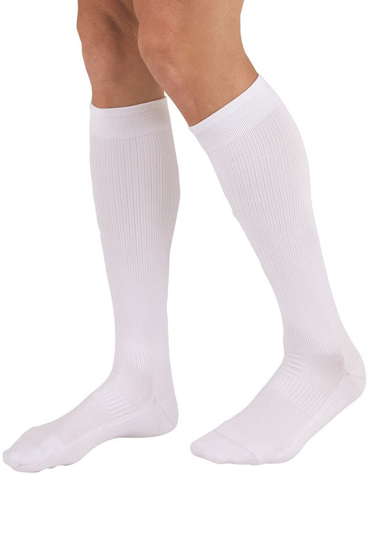 white duomed relax compression socks