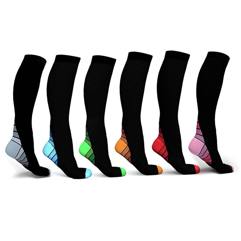 Hybrid knee-high graduated compression socks (Medium 15-20mmHg)