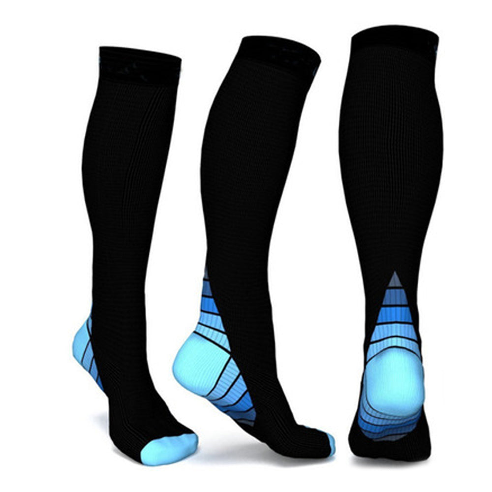 Hybrid knee-high graduated compression socks (Medium 15-20mmHg)